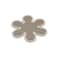 4" Flower Cross Stitch Wood Canvas, 4ct. by Loops & Threads®